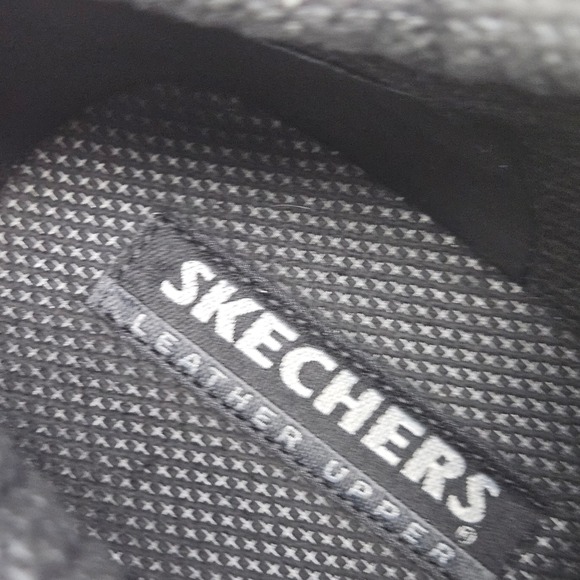 Skechers Jammers Heritage Black Leather Chunky Lug Sole Boots 4470 Mens 13 y2k main image 12